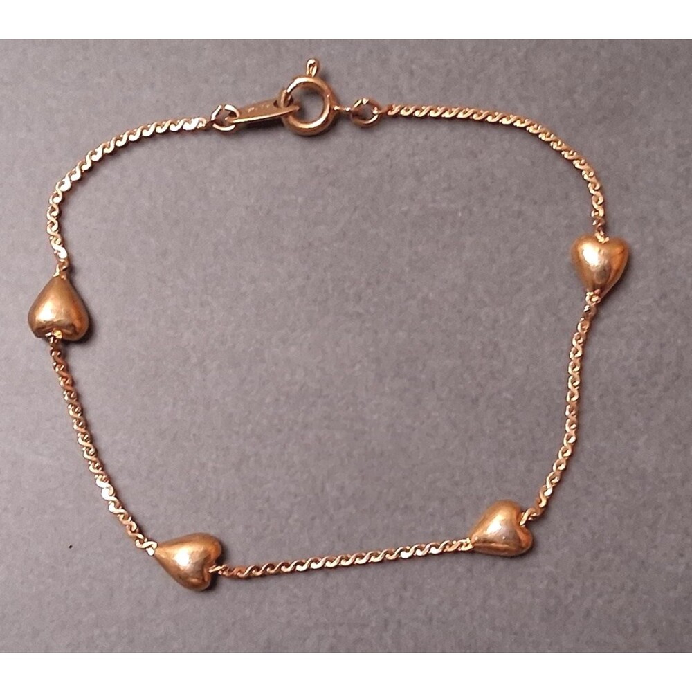 Vintage Trifari Sideways Heart Bracelet